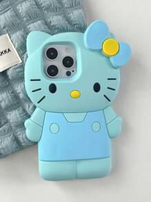 1PC Sanrio 3D 数码手机壳，Hello Kitty 手机壳，可爱卡通装饰手机壳，防摔手机壳，全系列 iPhone12/13/14/15/16/17 手机壳，Galaxy 手机壳，A15 手机壳，G S24 Ultra 手机壳，A15、A35、A55、Galaxy S22/S23/S24/S2，感恩节和情人节惊喜 - 彩色 - 查看 5