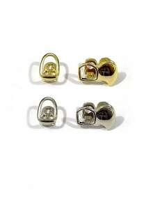 1 Bộ mặt nạ xương giả nửa mặt khoét rỗng, phù hợp cho cả nam và nữ, thích hợp cho Halloween, Giáng sinh, hộp đêm, buổi hòa nhạc - Nhiều màu - Xem 6