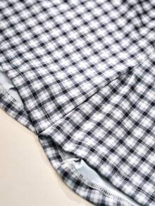 4pcs/Pack Men's Breathable Elastic Waist Plaid Print Boxer Shorts, Loose Fit Casual Underwear