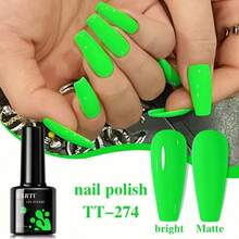 TARTU TARTU Esmalte de Gel para Unhas 8ml - 7 Cores Vibrantes, Remoção por Imersão, Cura com UV/LED, Cores Rosa Vermelha, Roxa, Azul, Verde, Cinza e Amarela, Gel Semipermanente Semitraslúcido para Manicure, Base e Primer, Para Uso Doméstico, Salão e Arte de Unhas, Presente para Mulheres