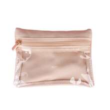 Portable PU Handle Jewellery Organizer, Jewellery Storage Bag, Travel Small Jewelry Case, Jewelry Box, PU Leather 4 Zipper Bags For Women Girl, Valentine's Day Gift, Marriage, Birthday Gift, Earrings Necklace Rings Storage Gift Box Black Back To School - Multicolor - View 22