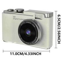 Kids Camera, Rechargeable Kids Camera Digital Camera, For 6-12 Years Old Girls Birthday Christmas Kids Toys Gifts Selfie Children Camera, 1080P HD Screen