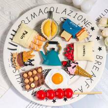 1pc/5pcs/7pcs/9pcs/11pcs/12pcs Food Fridge Magnets, Cute Decorative Magnets, Strong Resin Magnets For Kitchen, Home, Office - Multicolor - View 7