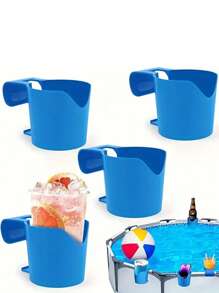 1 pieza/2 piezas/3 piezas Estante de almacenamiento para piscina, Portavasos de bebida/cerveza para piscina, Accesorio de flotador para piscina, Puede almacenar bebidas, desinfectante de manos, herramientas de jardín y flotadores de piscina - Solución conveniente para la gestión y organización de la piscina en verano