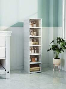 LIVINGANDHOME Living And Home 3/6-Tier Foldable Shoe Storage Box Unit, 6-Compartment White Foldable Shoe Storage Unit, Stackable Shoe Organiser With Transparent Design, High-Capacity Foldable Shoe Rack, Space-Saving Design Shoe Box, Ventilated Stackable Shoe Container, With Convenient Front Lid – PP + PS Material – Ideal For Organising Footwear, Keeping Shoes Clean & Odour-Free, Home Storage Solution, Perfect For Seasonal Use - White - View 6