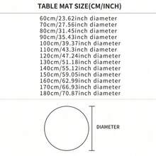 0,25mm dicke PVC runde Tischdecke, transparente runde Tischdecke Tischplattenabdeckung, wasserdicht kratzfest hitzebeständig Tischdecke, Tischoberflächen Schutzfolie, geeignet für Zuhause, Hotel, Esstisch, Couchtisch