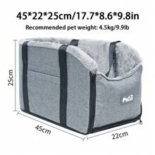 1pc Pet Car Seat Cushion Cat Dog Bed Carrier Portable Bag For Medium/Small Pets Dog Car Seat Car Seat Covers Dog Car Seat Cover Pet Car Seat