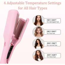 32mm Egg Roll Curling Iron, Pink - Pink - View 7