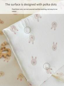 1 件新生儿一体式婴儿床保险杠，婴儿防撞软垫，加厚保险杠婴儿床装饰，婴儿床围栏，婴儿床周围保护器，新生儿头部保护防撞垫，婴儿床上用品