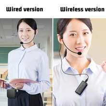 Rechargeable Voice Amplifier - 2200mAh Portable PA System With Headset Mic For Teachers & Presenters Christmas Gifts - Black - View 4