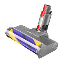 LED Soft Roller Cleaner Head Replacement Parts Compatible With V7 V8 V10 V11 V15 Vacuum Cleaners, Illuminating Hidden Dust And Debris And Ideal For Smooth Hard Floors - Multicolor - View 5