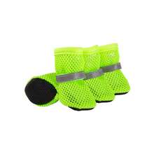 4pcs Breathable Mesh Dog Shoes, Summer Breathable Anti-Slip Dog Boots Paw Protector, Suitable For Medium & Small Dogs - Multicolor - View 5