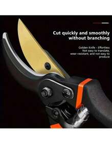 1 pieza Tijeras de podar profesionales SK5 - Tijeras de jardinería súper afiladas de alta calidad, tijeras de poda de jardín, tijeras para césped y hierba, recortadora de mano - Herramienta de jardinería resistente