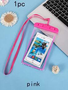 3/2/1 Pcs Waterproof Phone Case, PVC Transparent Luminous Waterproof Phone Pouch, Casual Waterproof Phone Bag, Suitable For Swimming, Rafting, Vacation, Beach, Sports, School Supplies, Indoor Swimming In Autumn/Winter, Travel Essential, Holiday Sports Bag, Suitable For Sports & Fitness, Large Capacity Travel Bag, Unisex, Suitable For Vacation, Swimming, Beach - Multicolor - View 21