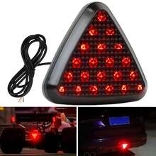 Luz Stop Led  Triangulo Trasera Auto Calavera Faro Lampara Auxiliar Tunning Tipo F 1 Triangulo Deportivo Vmingo Mexico - Rojo - Ver 2