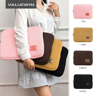 กระเป๋าใส่แล็ปท็อป 1 ชิ้น เข้ากันได้กับ Pro, โน้ตบุ๊กขนาด 13-14 นิ้ว, เข้ากันได้กับ 15-16 นิ้ว, M2 Sleeve 13 นิ้ว, 9-11 นิ้ว เข้ากันได้กับ IPad Case Lycra Fabric Laptop Case สำหรับผู้หญิง สิ่งจำเป็นสำหรับการเดินทาง