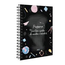 iscool 2026 Agenda Weekly Planner Hardcover Teachers Change The World - 黑色 - 查看 1