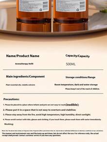 500ml Fragrance Essential Oil, Scented Oil Refill For Ultrasonic Diffuser, Reed Diffuser, Flameless Fragrance (30% Concentration, Most Market Products Are 4%-6%), High-End Hotel Fragrance Oil For Reed Diffuser - 500ML - View 8
