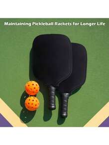 Beach Waterproof Table Tennis Racket Zipper Protector Bag Pickleball Racket Case Pickleball Racket Storage Bag For Pickleball Racket Accessories - Multicolor - View 2