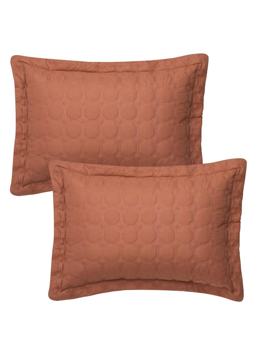 Home Elephant New Models Quilted Decorative Covers - 亮橙色 - 查看 1