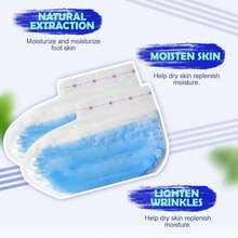 石蜡足膜，保湿香氛一次性微波炉加热足套，塑料袋装 - 彩色 - 查看 10