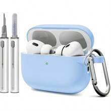 Buy 1 Get 1 Free Cleaner Kit,For Airpods 4th Case Cover, Soft Silicone Case With Cleaner Kit, Keychain, Full Protection For Men And Women, Compatible With Airpods Pro 2 Case Generation,Ideal Gift For Couples