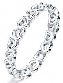 1枚時尚s925純銀星星戒指,結婚珠寶,適合女性,精緻珠寶,情人節禮物