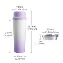 650ml Large Capacity Wireless Portable Electric Juicer, Hot And Cold Multi-Function, 20-Blade Powerful Ice Crusher, USB Rechargeable Double Cup, Long Term Heat Preservation - Multicolor - View 6