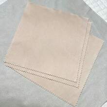 paquete de 3 piezas/5 piezas de paños de limpieza cuadrados de microfibra gris a granel, paños suaves para pulir lentes, limpiador de pantallas para gafas de teléfono/ordenador, accesorios para mujeres