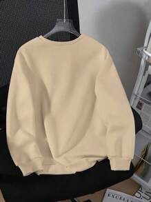 Teen Girl Hidden Cat Head Print Pattern, Casual Round Neck Sweatshirt, Suitable For Autumn And Winter Seasons, Match With Travel, Party And School