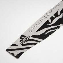 Adidas سروال يوجا ذو خصر عالي مخصص للتنحيف والرفع، سروال ضيق مرن ومريح للنساء، سروال رياضي، سروال تدريب HF3069 - رمادي فاتح/أسود - مشاهدة 2