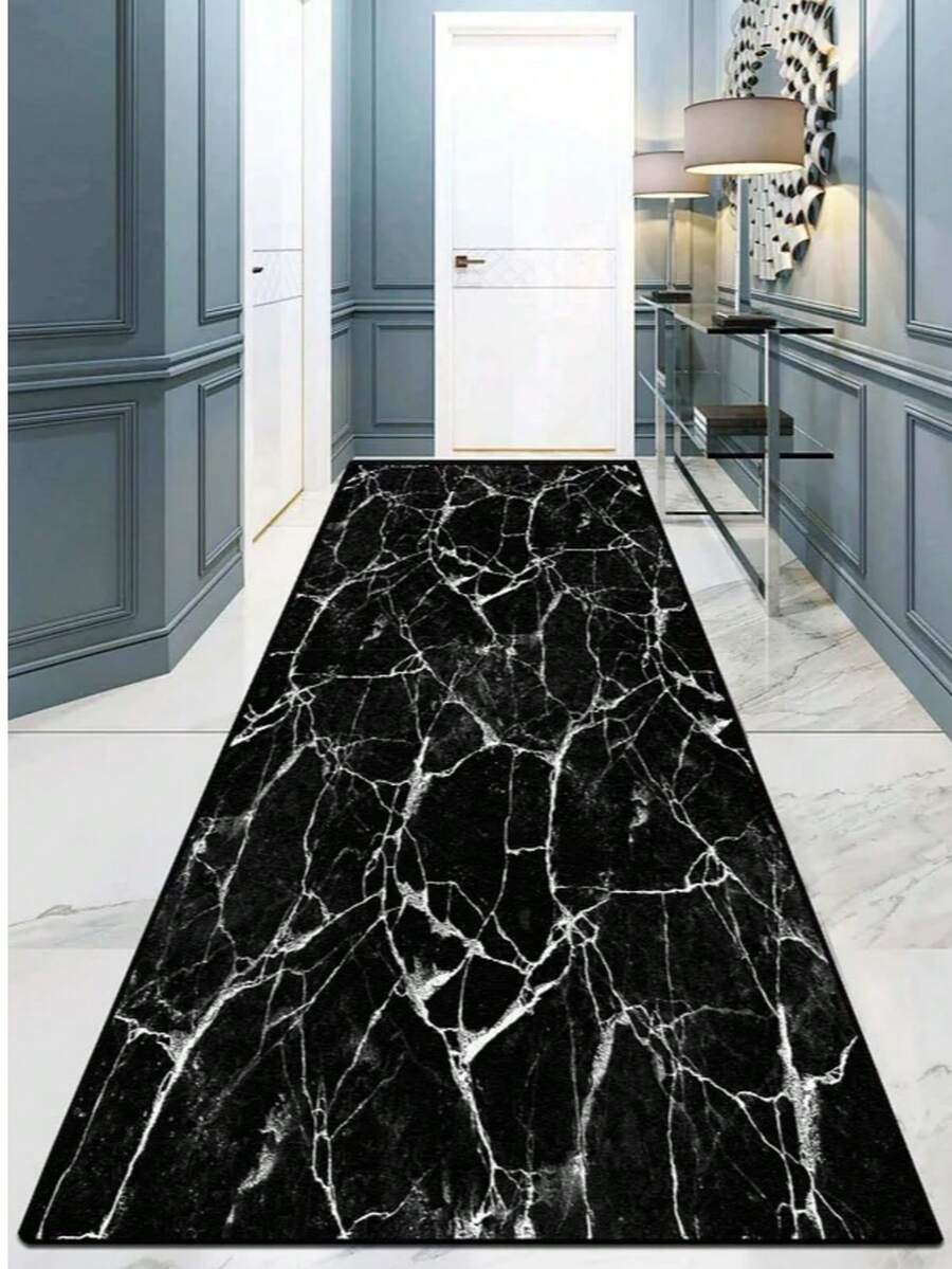 Sản xuất tại Thổ Nhĩ Kỳ - Thảm trải sàn có thể giặt được - Thảm cuộn chống trượt - 80x120 cm, 80x150, 80x200, 80x300, 100x200, 100x160, 100x300, 120x180, 140x190 cm - Thảm hành lang cắt theo kích thước - Xám - Xem 1