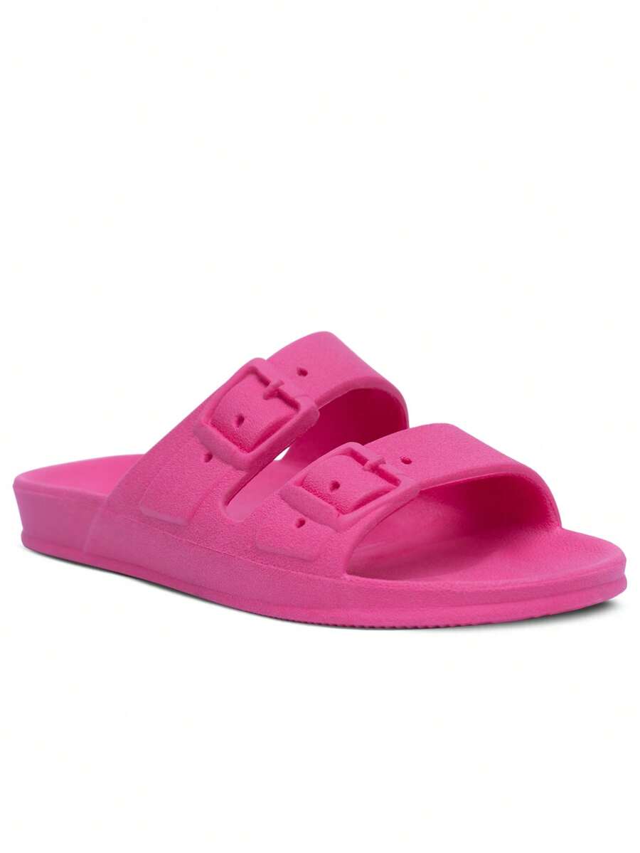 Pópidí Children's Flip-Flops, Papete Sandals, Girls 12.46S - 玫紅色 - 查看 1