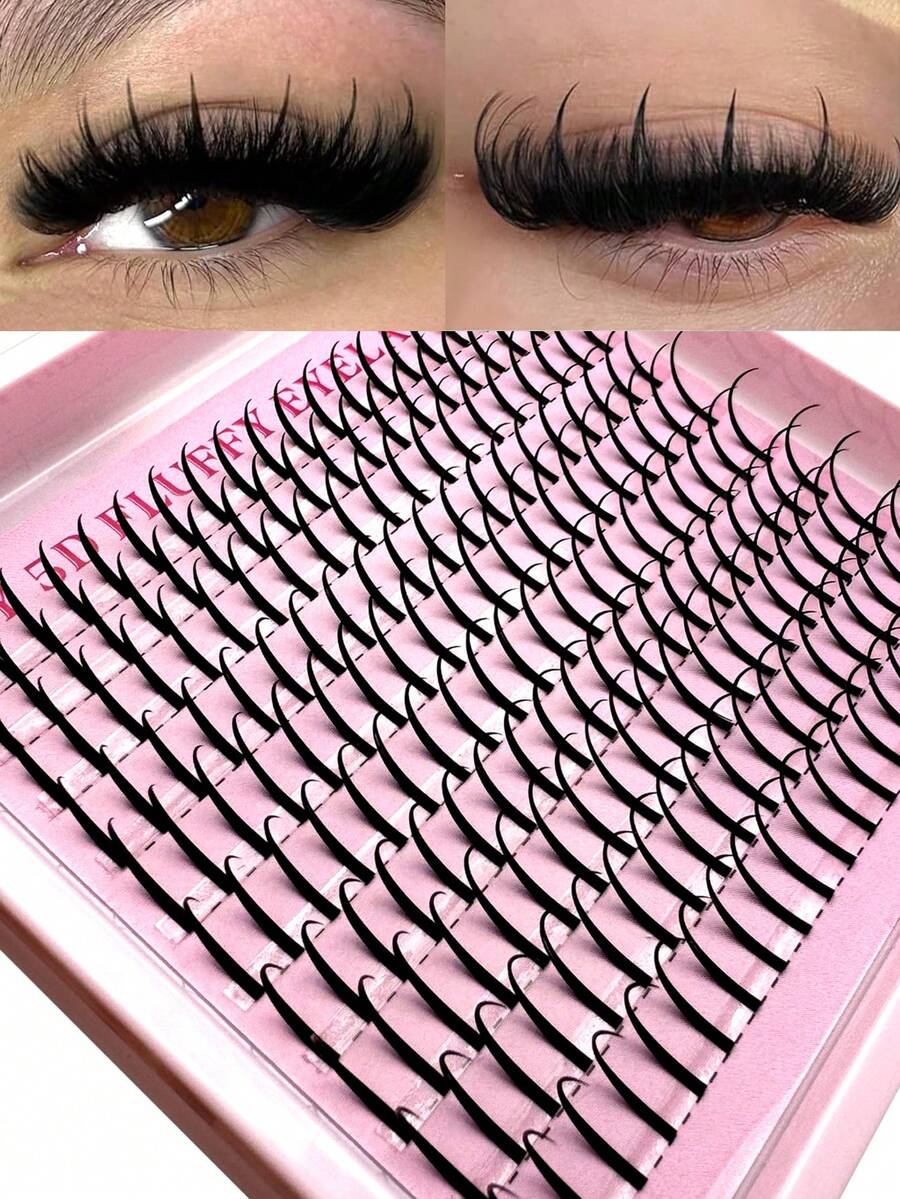 新款尖头假睫毛簇，卡通风格假睫毛簇，12-18mm，动漫风格假睫毛簇，尖头单根假睫毛，D型卷翘仙女款假睫毛簇，卡通风格单根假睫毛，假睫毛簇，假睫毛簇，单根假睫毛，假睫毛