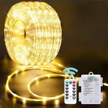 200/100/50 Lights Battery Box String Lights, Battery Powered LED String Lights With 8 Modes And Remote Control, Ideal For Patio, Camping, Tent, Pool, Garden, Fairy Lights For Halloween, Thanksgiving Decoration - 8 Modes - View 3