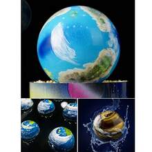14cm Diameter Starry Sky Chocolate Mold, Spherical 3D Baking Tool, Hollow Ball Jelly Mold, Kitchen Tool, Party Supplies Christmas Pajamas Christmas Decor - Transparent - View 10