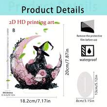 Pink Series Halloween 2D Acrylic Ornaments Ornaments - trắng - Xem 8