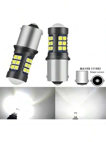 2 Focos Led Direccional Ba15s P21w 7506 1141 1156