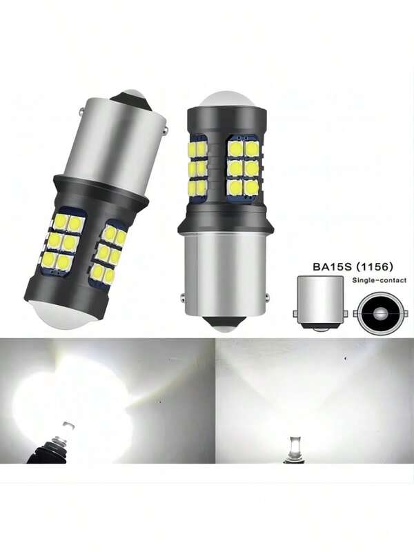 2 Focos Led Direccional Ba15s P21w 7506 1141 1156