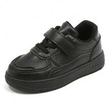 Children's White Shoes, New Spring And Autumn Sports Shoes For Boys And Girls, Casual Sneakers, Soft-Soled Baby Shoes - 黑色 - 查看 3