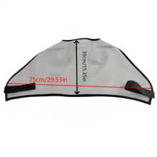 Mască de protecție UV pentru muște, mască pentru cai cu protecție UV pentru întreaga față, mască respirabilă cu plasă fină pentru muște, pentru cal