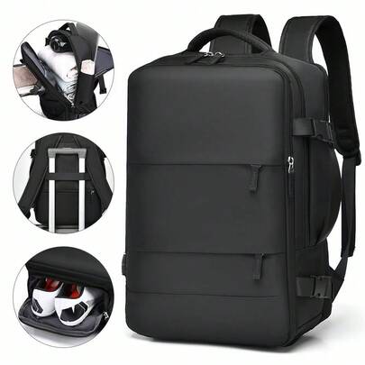 Equipaje de mano de 40x20x25cm, mochila de viaje RyanAir, mochila para portátil de 14 pulgadas para la escuela, la oficina, el aire libre, los viajes, la universidad, la primaria/secundaria/secundaria, el trabajo, los negocios, los traslados, los deportes, mochila de cabina aprobada por la aerolínea, artículos de viaje esenciales