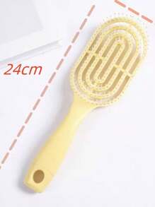 纯色梳子，可爱发刷，学生便携按摩梳，家用悬挂造型梳，美容美发套装，美发工具套装，发饰 - 彩色 - 查看 9