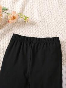 Pantalones con estampado de mariposa para niñas, nuevos pantalones largos para niñas jóvenes, pantalones acampanados para niñas, estilo de moda coreano, adecuados para primavera y otoño