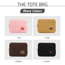 Funda para portátil compatible con Pro, para portátiles de 13-14 pulgadas, compatible con 15-16 pulgadas, funda M2 de 13 pulgadas, compatible con estuche para iPad de 9-11 pulgadas, de tela de licra, funda para portátil para mujeres, esencial de viaje - Multicolor - Ver 2