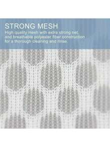 5pcs Woven Mesh Laundry Bags Set, Multipurpose Rectangular Zipper Closure, Durable Garment Care For Fine Fabrics & Sweaters, No Power Needed, Easy To Use & Reusable Travel Organizer