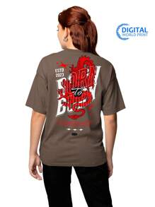 Born To Burn Dragon Oversized Streetwear Premium Ref-000114