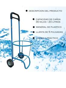 Bottle Carrier Cart - 藍色 - 查看 2