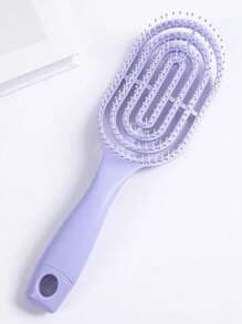 纯色梳子，可爱发刷，学生便携按摩梳，家用悬挂造型梳，美容美发套装，美发工具套装，发饰 - 彩色 - 查看 8
