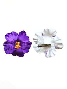 10 Piezas de Pinzas para el cabello con Flores Hawaianas de colores aleatorios, Pinzas para el cabello con Flores Artificiales de Mujer, Pinzas con Flores de Plumeria, Adecuado para Fiestas en la Playa, Fiestas de Verano Tropicales, Accesorios para el Cabello, Regalos para Bodas, Regalos para el Día de la Madre, Regalos para Niñas - Multicolor - Ver 5